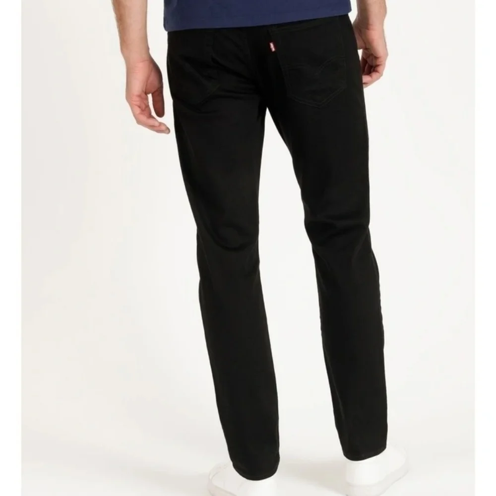 LEVI'S Men's Black Regular Tapered Fit Jeans